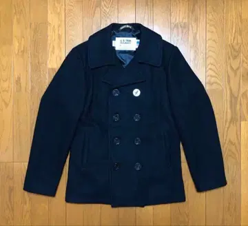 새상품급 Schott 753US P 코트 38 타이트 슬림 블랙