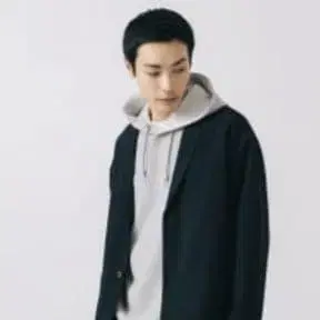 BEAMS HEART 새상품 매트 울 자켓 & 팬츠 블랙 M 사이즈