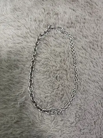 올 블루스 DOUBLE NECKLACE 목걸이 약 42cm