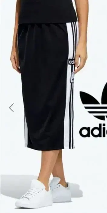 최종 가격 새상품 adidas 아디블레이크 스커트 블랙/화이트