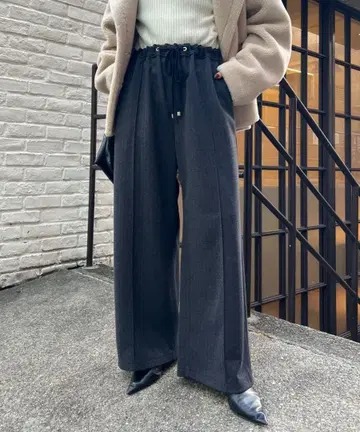 제나 에스파스 메르베유 [따뜻한 팬츠] 울 라이크 이지 팬츠