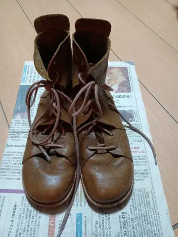 레이스업 부츠 일본산 시삼 공방