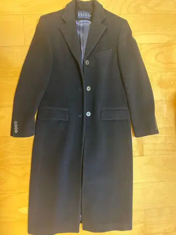 Ralph 네이비 울 코트