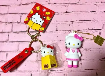 헬로키티전 한정판 러버 입체 키링 & 시크릿 마스코트 참