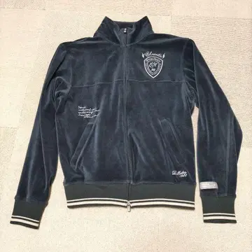 Zoy 다크 그레이 엠블럼 자켓