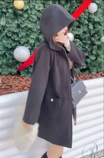 새상품급 Rady 후디 코트 베이지