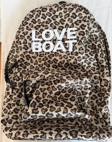 LOVE BOAT 백팩 레오파드 무늬