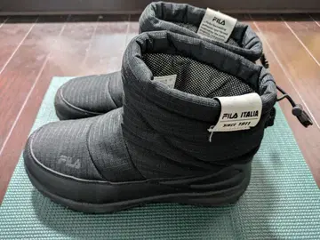 FILA 블랙 부츠 방수성 합성섬유