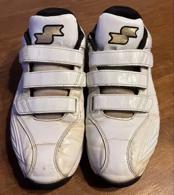 [ SSK ] 업 슈즈 26cm 화이트 경식 연식 야구