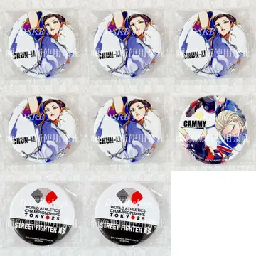 스트리트 파이터 6 스트6 도쿄 2025 세계 육상 캔뱃지 캐미 춘리