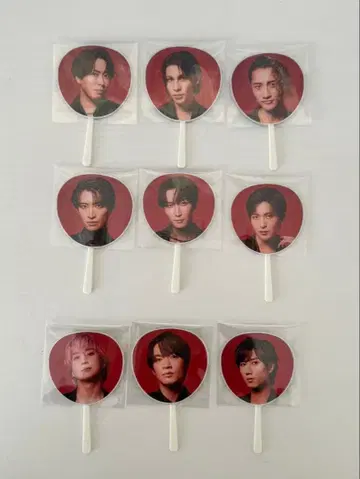 SnowMan ON 미니 부채 9인분