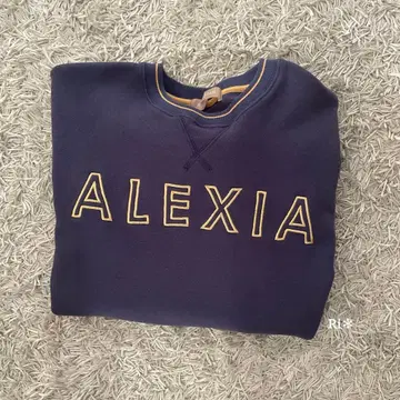 ALEXIA STAM 트레이닝복 맨투맨 네이비