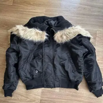 military type N2B flight jacket black