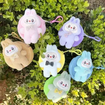 Labubu 라부부 키즈 코인 파우치 5색 세트