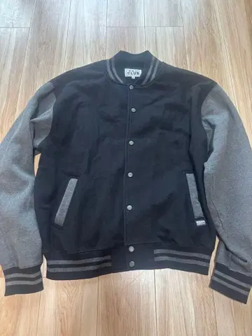 PRO CLUB 바시티 자켓 XL 블랙/그레이