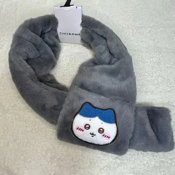 치이카와 (먼작귀) 시마무라 머플러 퍼 티펫 하치와레