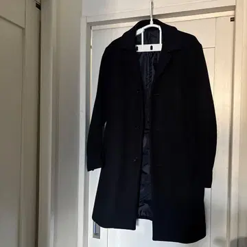 블랙 울 체스터 코트 studious