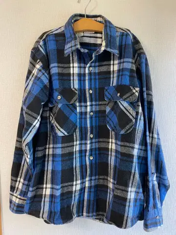 USA 제 [빈티지] FIVE BROTHER 플란넬 셔츠 남성용 L