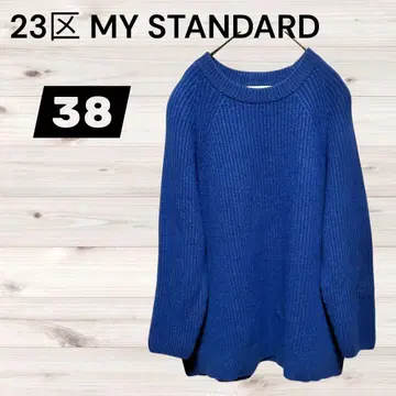 새상품급 23구 MY STANDARD [38] 메리노울&캐시미어 블루