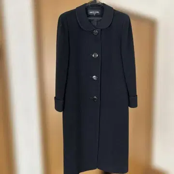 pierre cardin 블랙 롱 코트 사이즈 11