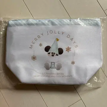 디즈니 크리스마스 릴린린 수베니어 런치 케이스 런치 백