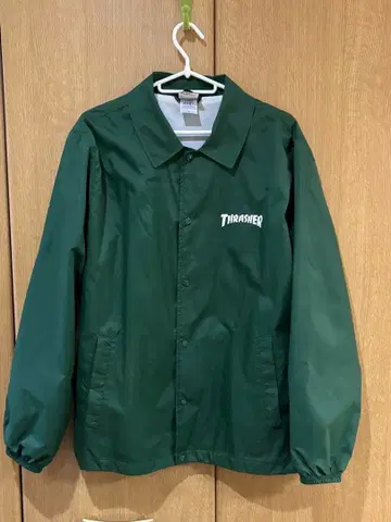 THRASHER 나일론 자켓 M 사이즈 다크 그린