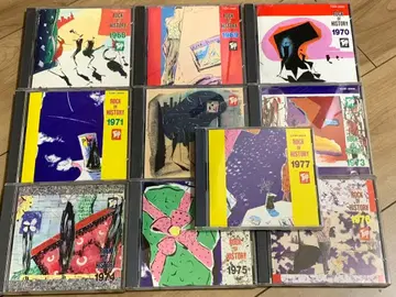 초레어 ROCK OF HISTORY 1968-1977 10장 세트 CD