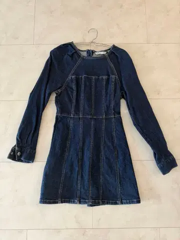 ZARA 인디고 데님 원피스 S 사이즈