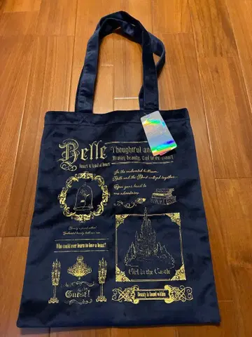 미사용 Francfranc 디즈니 미녀와 야수 토트백