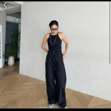 [ 새상품급 ] searoomlynn 하이웨스트 LOOSE 데님 트라우저