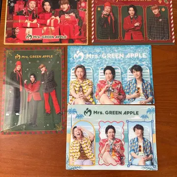 Mrs. GREEN APPLE 로손 클리어 시트 4종류