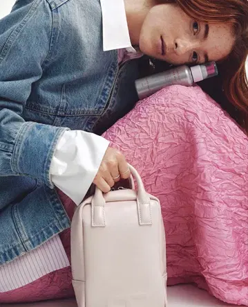 [ ADAM ET ROPE ' x ORBIS ] 로고 보스턴 내로우 백