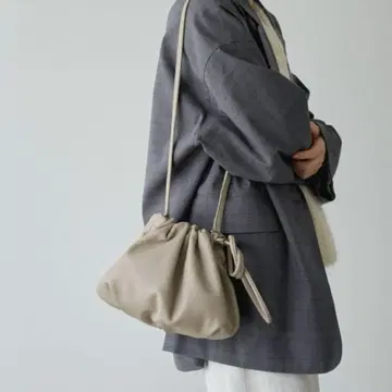 russet 4WAY 가죽 복조리 숄더백 그레이지