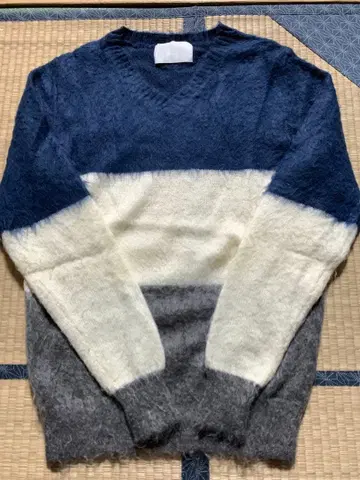 URBAN RESERCH iD 모헤어 V넥 니트