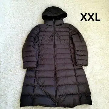 유니클로 울트라 라이트 다운 후디드 코트 XXL 블랙 빅 사이즈