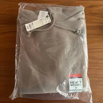 GU 헤비 웨이트 후드 맨투맨 베이지 미개봉 새상품 XXL