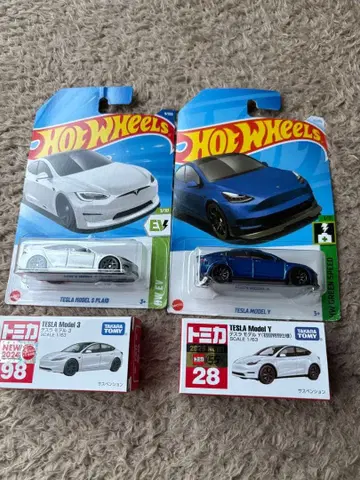테슬라 Tesla 미니카 세트 토미카 핫휠 모델 Y