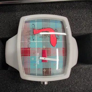 폴 프랑크 손목시계 체크 무늬