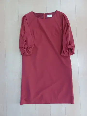 1회 착용 여성용 원피스 포멀 레드 사이즈 9