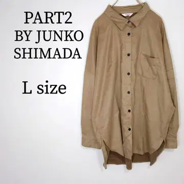 PART2 BY JUNKOSHIMADA 여성용 셔츠 긴팔 가슴 포켓 L