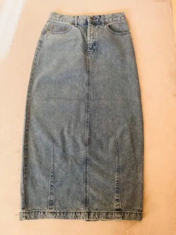 데님 롱 스커트 프릭스스토어 M
