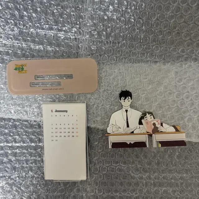 세기말풋사과 보습학원 캘린더 아크릴 스탠드