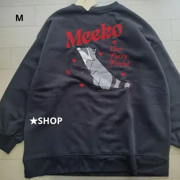 디즈니 포카혼타스 미코 너구리 트레이닝복 맨투맨 속기모 M