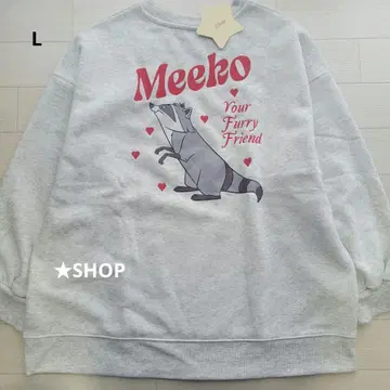 디즈니 포카혼타스 미코 너구리 트레이닝복 맨투맨 속기모 L