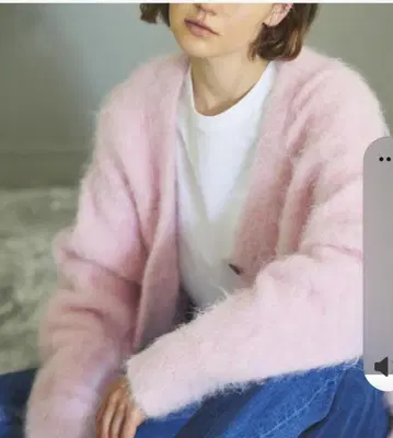 N.O.R.C 노크 알파카 헤어리 가디건