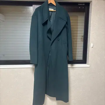RANDIBOO 다크 그린 롱 코트 사이즈 0