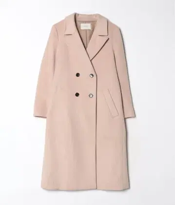 PUBJIC TOKYO 캐시미어 울 백 플레어 코트 베이지