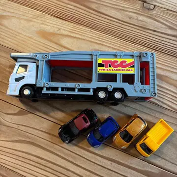 토미카 캐리어 미니카 4대 포함