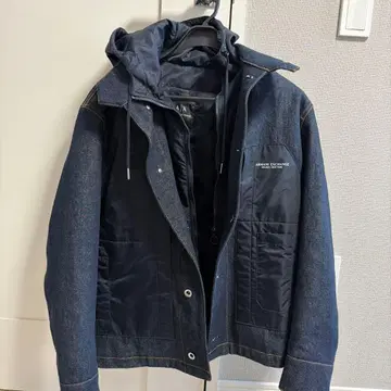 ARMANI EXCHANGE 후드 부착 자켓