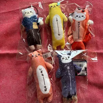 [ 돗토리 시마네 한정판 ] 노비네코 5점